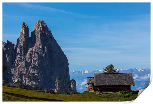 Alpe di Siusi Print by Thomas Schaeffer