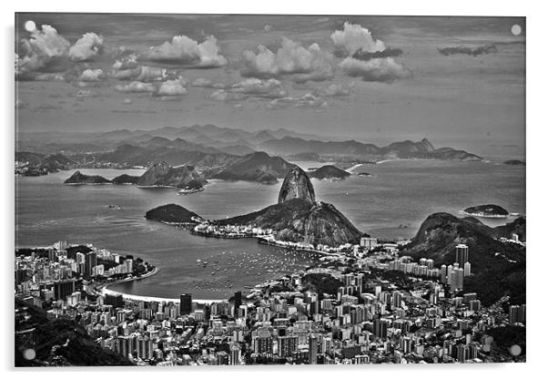 Rio View Acrylic by Neil Gavin
