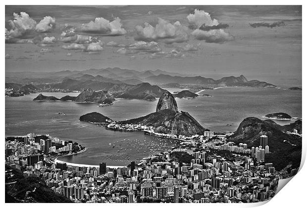 Rio View Print by Neil Gavin