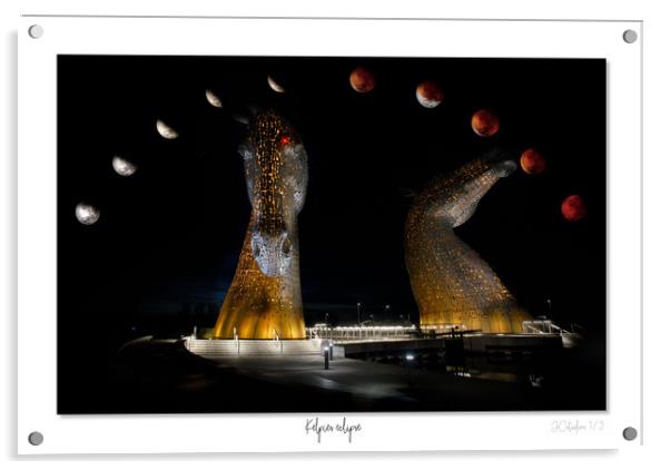 Kelpies eclipse Acrylic by JC studios LRPS ARPS