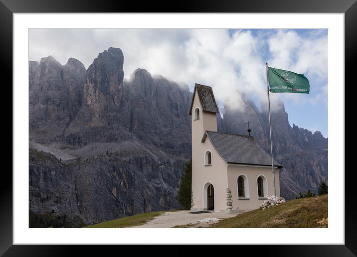 Grödnerjoch Framed Mounted Print by Thomas Schaeffer