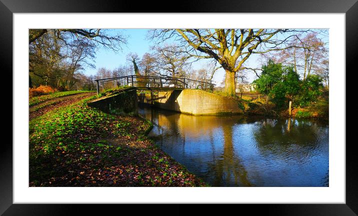 Newark Lock Surrey Framed Mounted Print by Clive Eariss