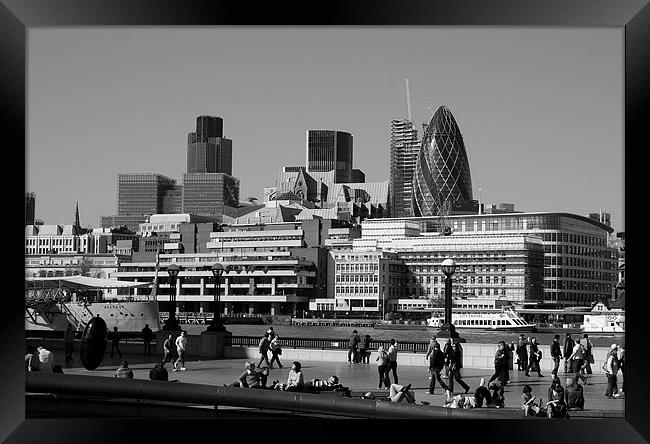 City of London Skyline Framed Print by David Gardener