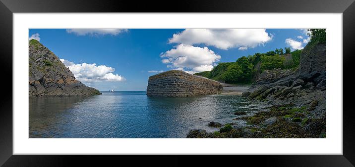 Stackpole Quay Framed Mounted Print by Mark Robson