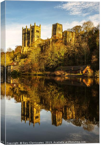 Afternoon Sun at Durham Canvas Print by Gary Clarricoates