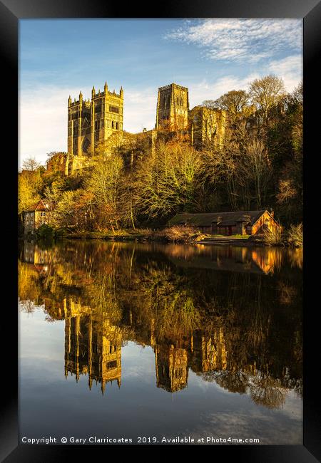 Afternoon Sun at Durham Framed Print by Gary Clarricoates