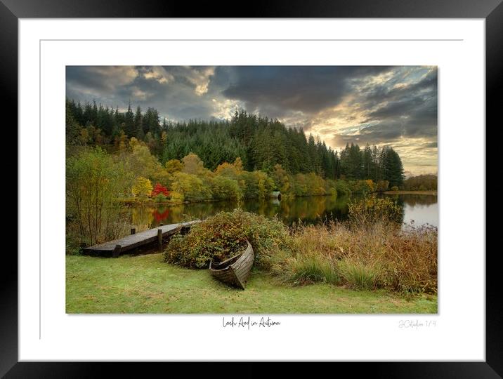 Loch Ard ( a real life painting ) Framed Mounted Print by JC studios LRPS ARPS