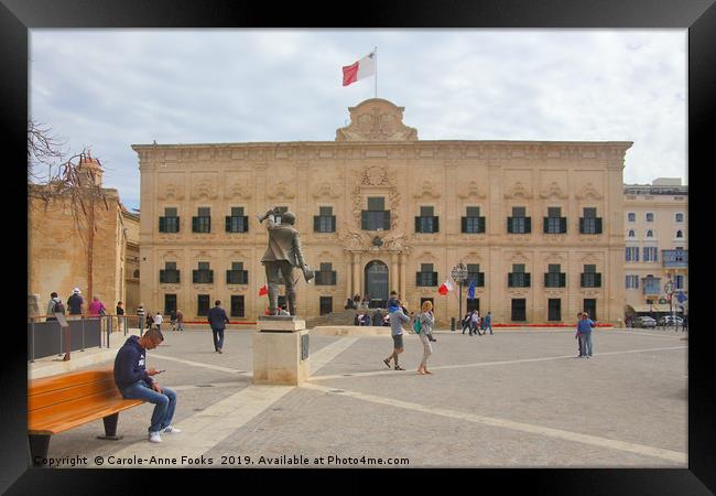 Valletta, Malta Framed Print by Carole-Anne Fooks