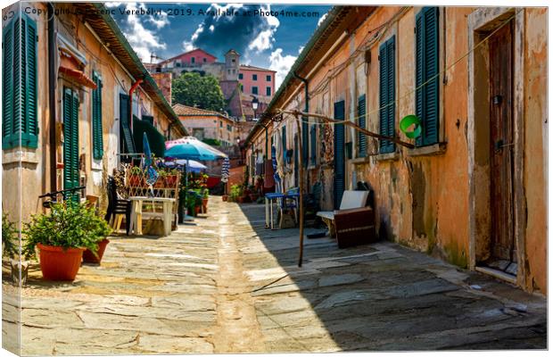 italian lifestyle       Canvas Print by Ferenc Verebélyi
