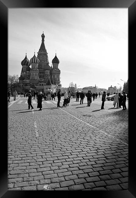 Red Square, Moscow Framed Print by David Gardener