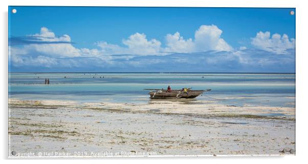 Idyllic Zanzibar Acrylic by Neil Parker