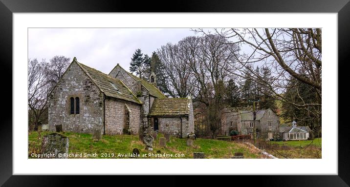 St. Michaels and All Saints Church, Alnham #2 Framed Mounted Print by Richard Smith