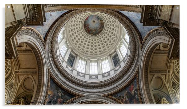 Pantheon Dome  Acrylic by Scott K Marshall