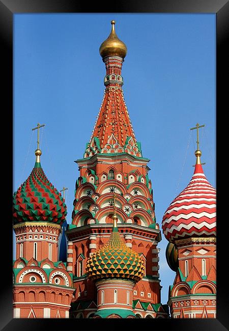 St. Basil's Cathedral, Moscow Framed Print by David Gardener