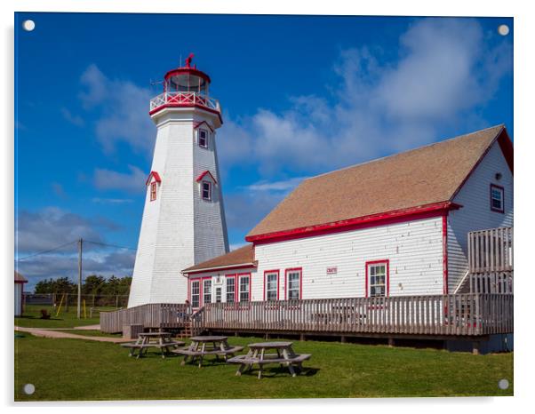 East Point Lighthouse, Prince Edward Island, Canad Acrylic by Mark Llewellyn