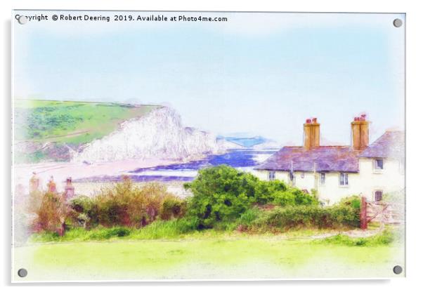 The seven sisters Acrylic by Robert Deering