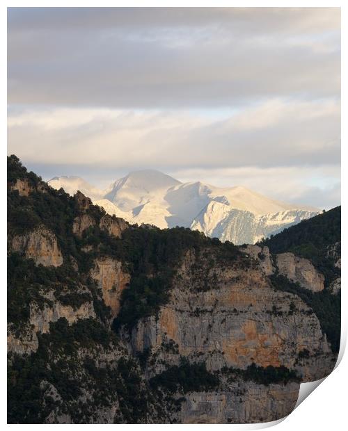 Evening Light in the Chistau Valley Print by Stephen Taylor