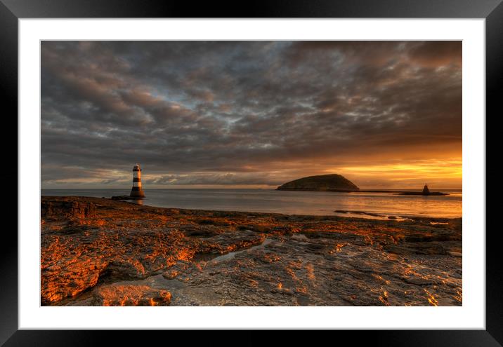 Sunrise at Penmon Point Framed Mounted Print by Ian Homewood