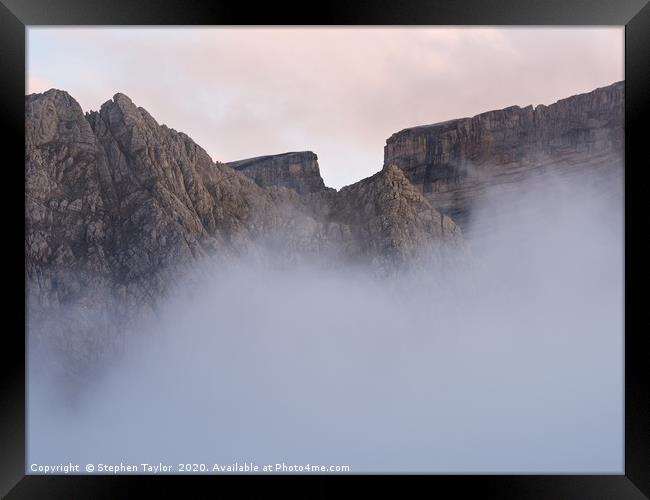 The Breche of Roland Framed Print by Stephen Taylor