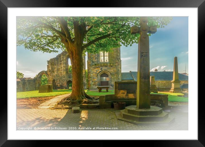 Kilwinning Abbey Ayrshire Framed Mounted Print by Tylie Duff Photo Art