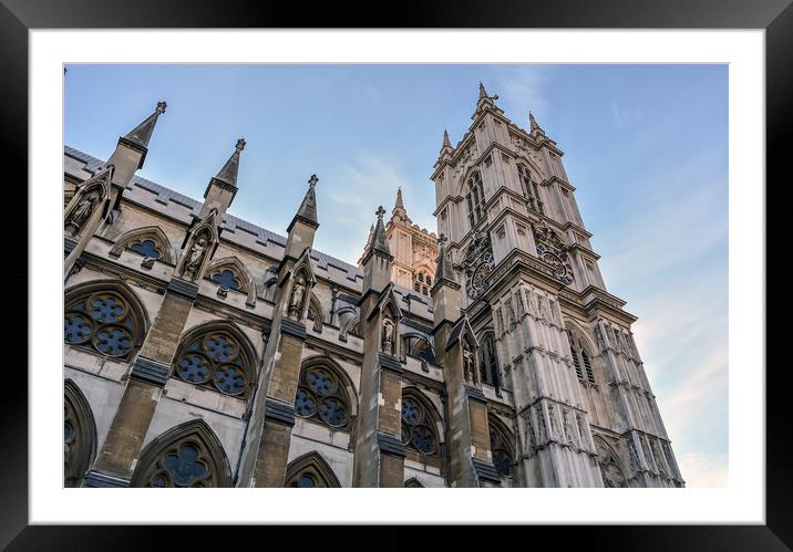 Gothic Westminster Abbey Framed Mounted Print by Jelena Maksimova