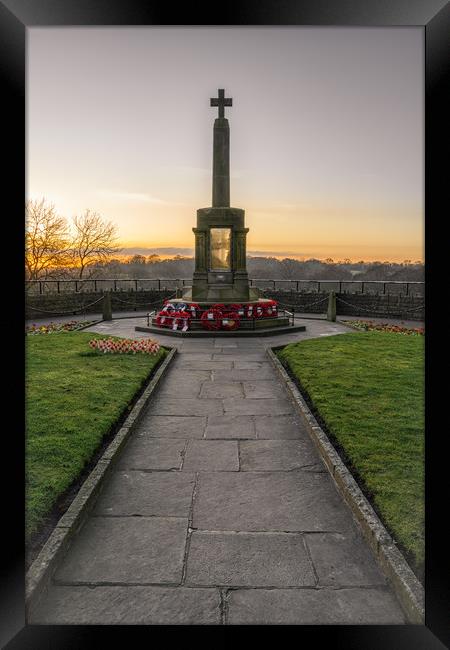 Knaresborough sunset Framed Print by Jason Thompson