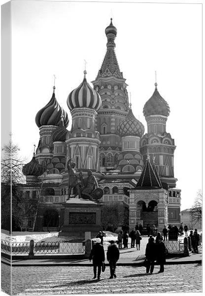 Red Square, Moscow Canvas Print by David Gardener