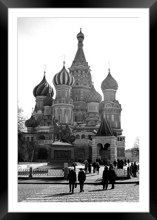 Red Square, Moscow Framed Mounted Print by David Gardener