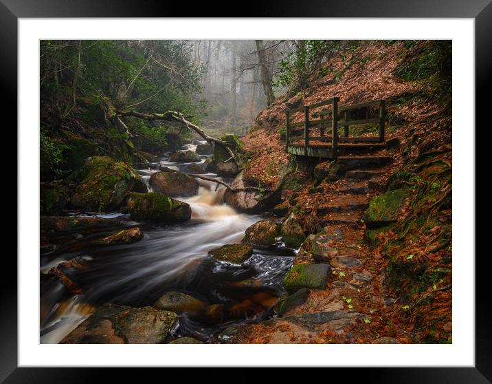 Wyming Brook Framed Mounted Print by Jason Thompson