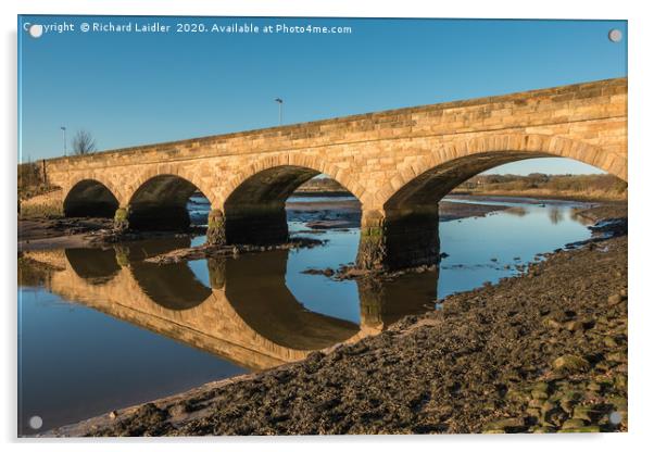 The Duchess Bridge, Alnmouth, Northumberland Acrylic by Richard Laidler