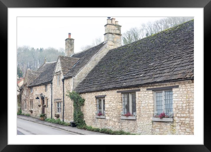 Castle Combe Framed Mounted Print by Graham Custance