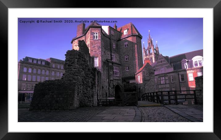 The Castle in Newcastle Framed Mounted Print by Rachael Smith