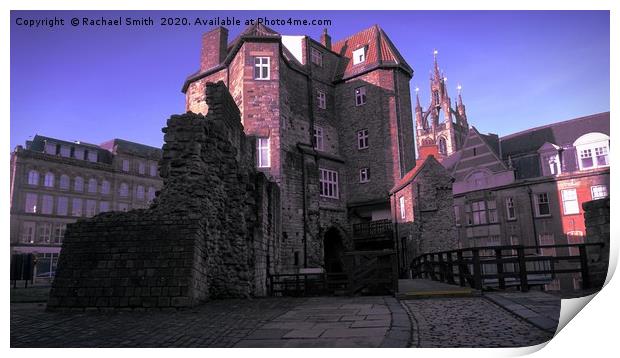 The Castle in Newcastle Print by Rachael Smith