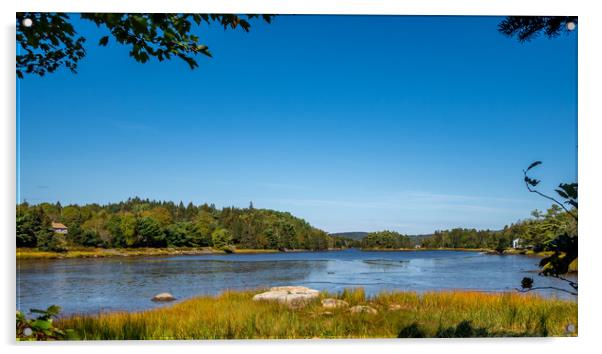 Tantallon Lake, Nova Scotia, Canada Acrylic by Mark Llewellyn