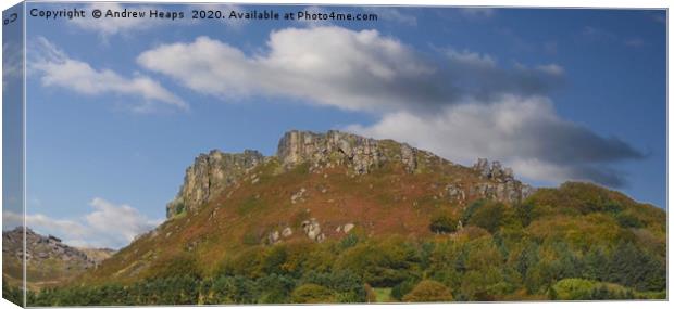 The Roaches Rocks on the edge of the Peak District Canvas Print by Andrew Heaps