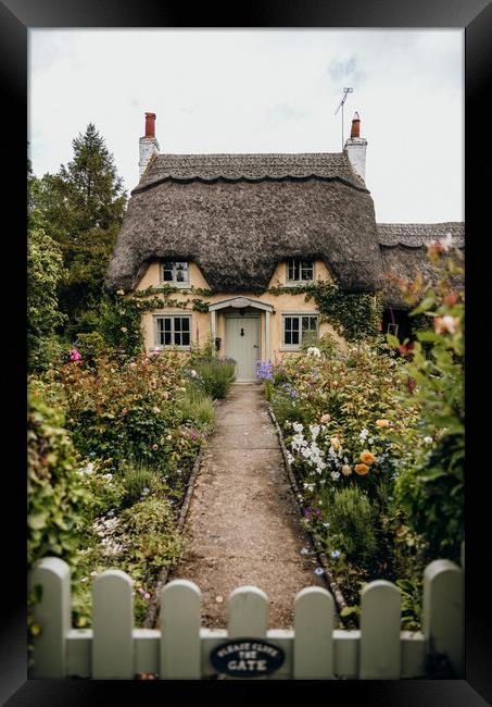 Rose Cottage Framed Print by Stacy Cartledge