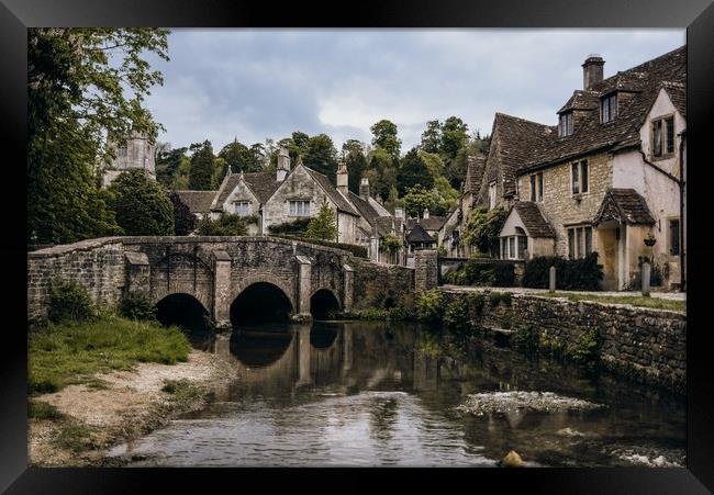 Castle Combe, England. Framed Print by Stacy Cartledge