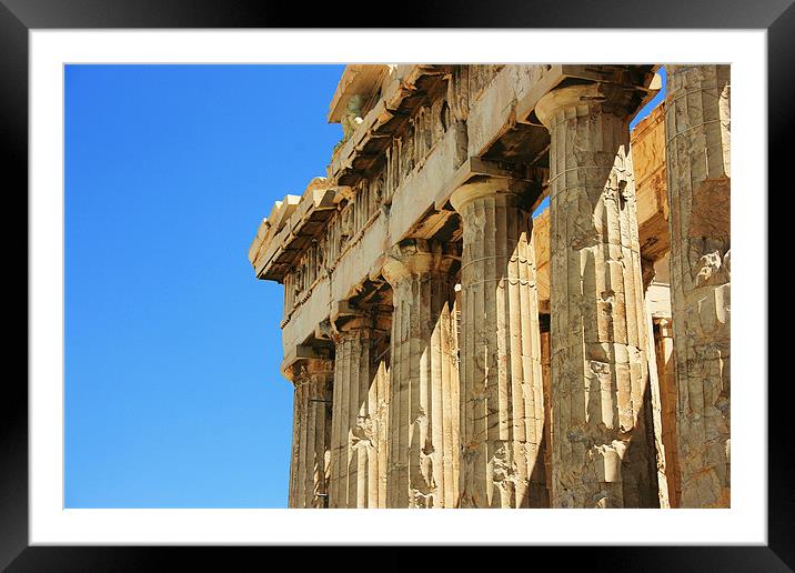 The Parthenon, Athens Framed Mounted Print by David Gardener