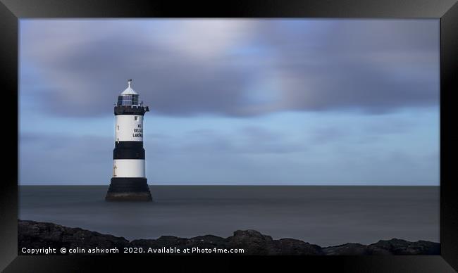 Penmon Point Lighthouse 003 Framed Print by colin ashworth