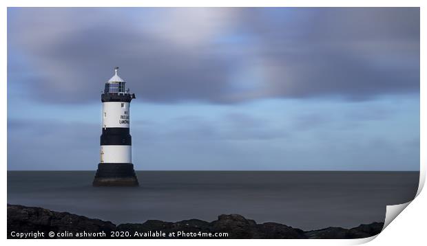 Penmon Point Lighthouse 003 Print by colin ashworth
