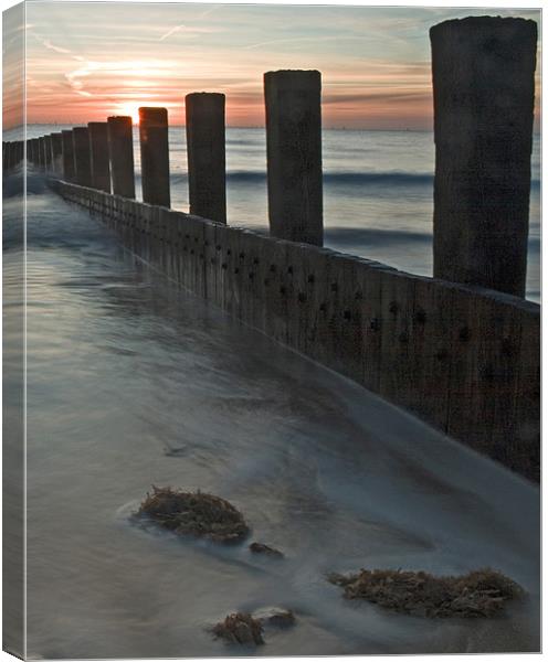 Skegness at dawn Canvas Print by Steven Shea