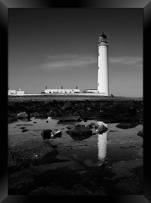 Barnsness Lighthouse Framed Print by Keith Thorburn EFIAP/b