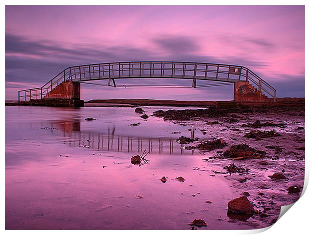 Dunbar Coast Bridge Print by Keith Thorburn EFIAP/b