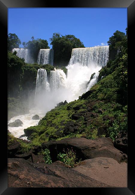 Iguazu Falls Framed Print by David Gardener