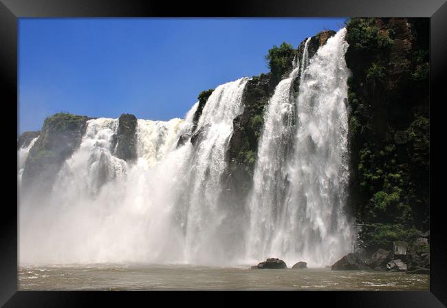 Iguazu Falls Framed Print by David Gardener