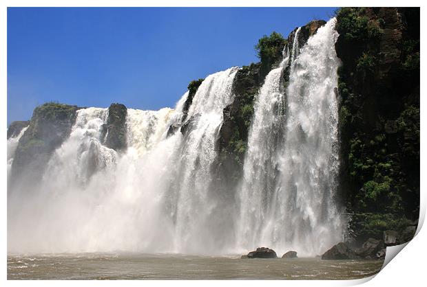 Iguazu Falls Print by David Gardener