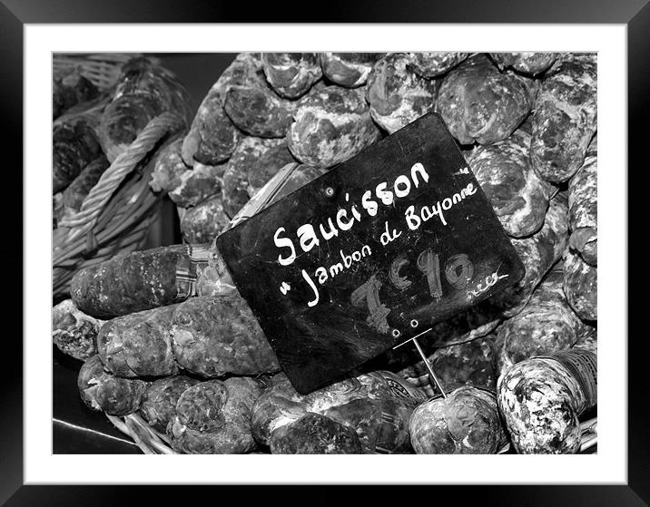 Saucisson Framed Mounted Print by Samantha Higgs