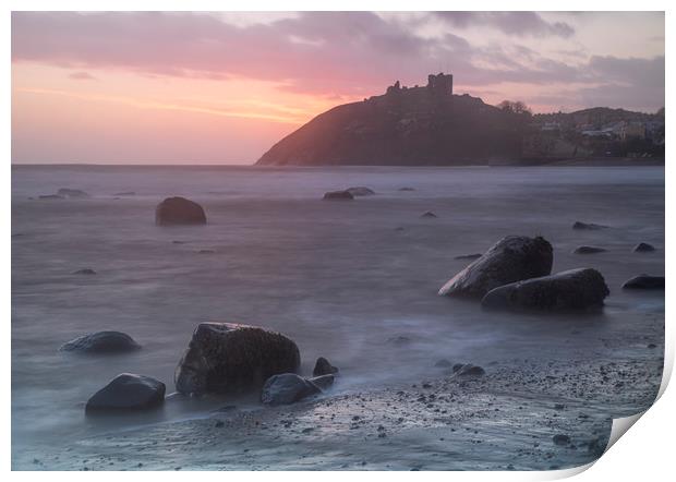 Criccieth Print by Rory Trappe