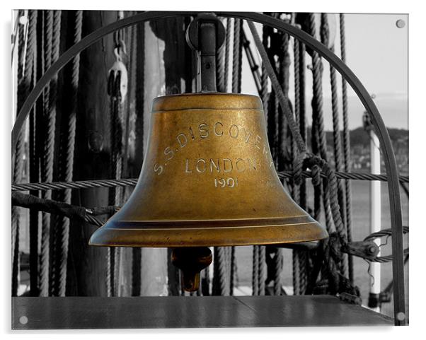 Bell on SS Discovery Acrylic by Mark Malaczynski