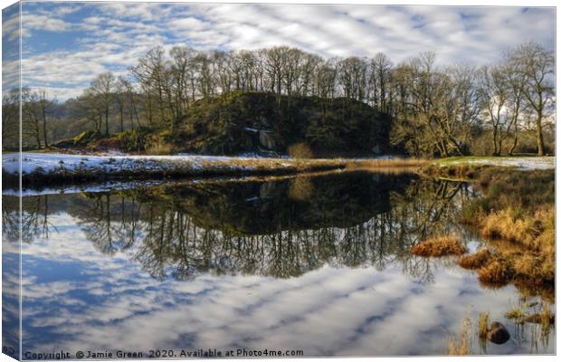 River Brathay Canvas Print by Jamie Green